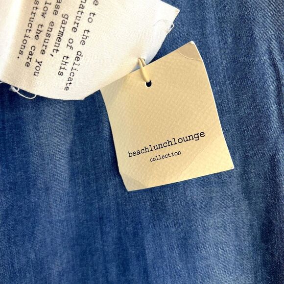 Beach Lunch Lounge NWT Boho Soft Tencel Embroidered Top Size Small - Picture 8 of 10